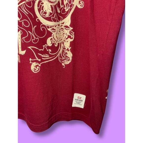 VINTAGE Y2K ECKO UNLTD. MENS XL SHIRT studded - Picture 5 of 5